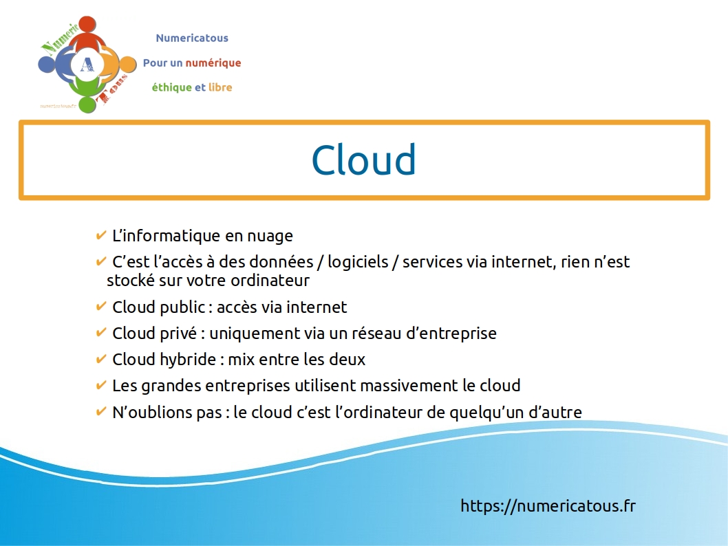 Le Cloud Les Bases Du Num rique D int r t G n ral