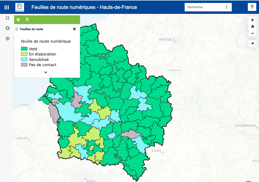 Feuilles De Route Num riques Des Collectivit s Hauts de France Les 